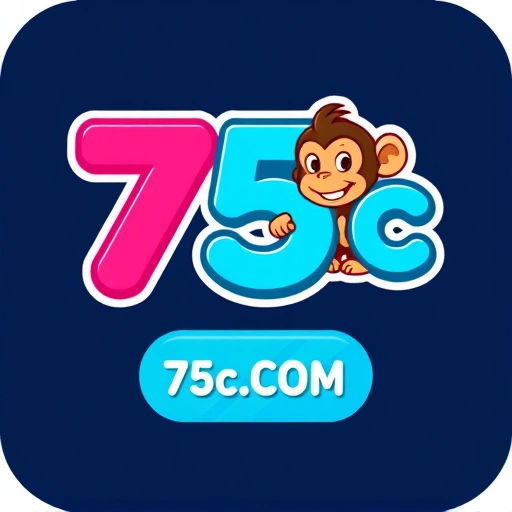 Imagem promocional da 75c mostrando a plataforma de cassino online, interface de jogos e vantagens exclusivas